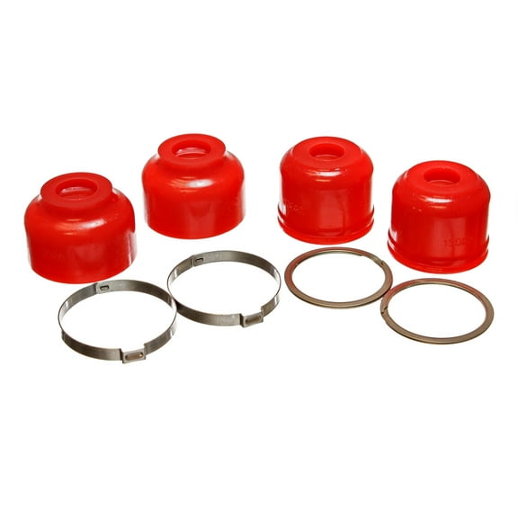 Energy Suspension 94-06 Hummer H1 Red Front or Rear Ball Joint Boot Set Fits select: 1994-2002 AMERICAN GENERAL H1