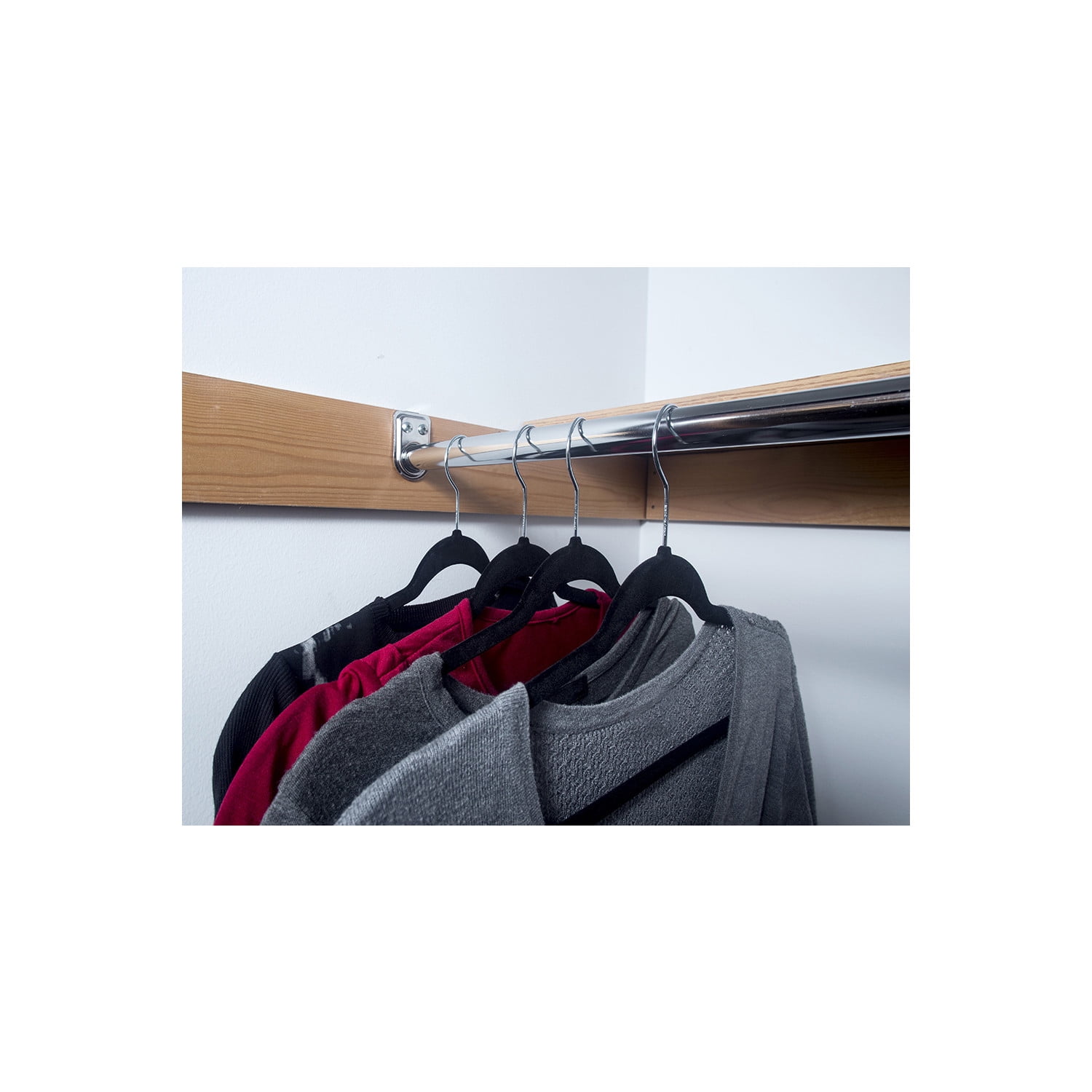 Design House Heavy-Duty Steel Adjustable Wall Mount Closet Rod