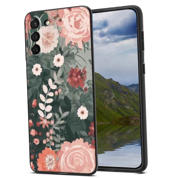 Compatible with Samsung Galaxy S23 Phone Case, Floral-19 Case Men Women, Flexible Silicone Shockproof Case for Samsung Galaxy S23