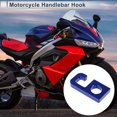 thumbnail image 2 of Gancho Colgante para Motocicleta Cuadrado Soporte para Casco de Motocicleta Equipaje para Scooters Bicicletas Azul 74mm de Longitud, 2 of 7