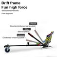 thumbnail image 6 of Hoverboard Seat Attachment – Compatible with 6.5" 8" 10" Hoverboards, Adjustable Frame, Anti-Slip Pedal, Ergonomic Handle, Sturdy Hoverboard Go Kart Attachment for Youth & Adults, 6 of 8