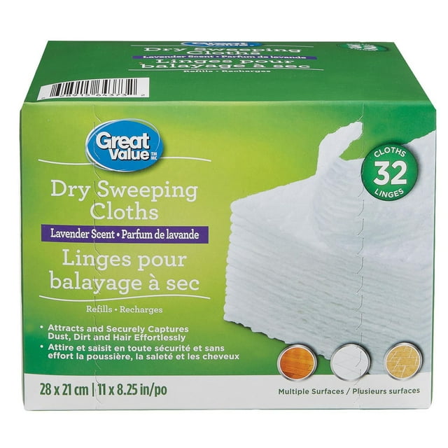 Great Value Lavender Scent Dry Sweeping Cloths