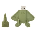 thumbnail image 3 of Unidad flash GB, unidad flash USB Unidad flash GB verde Disco flash de muñeca de dibujos animados Diseño de clase mundial, 3 of 8
