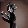 thumbnail image 4 of Lefu Gants Longs en Cuir pour Femmes Nouvelles Mode Hiver Soirée Fête Doigts Complets, 4 of 6