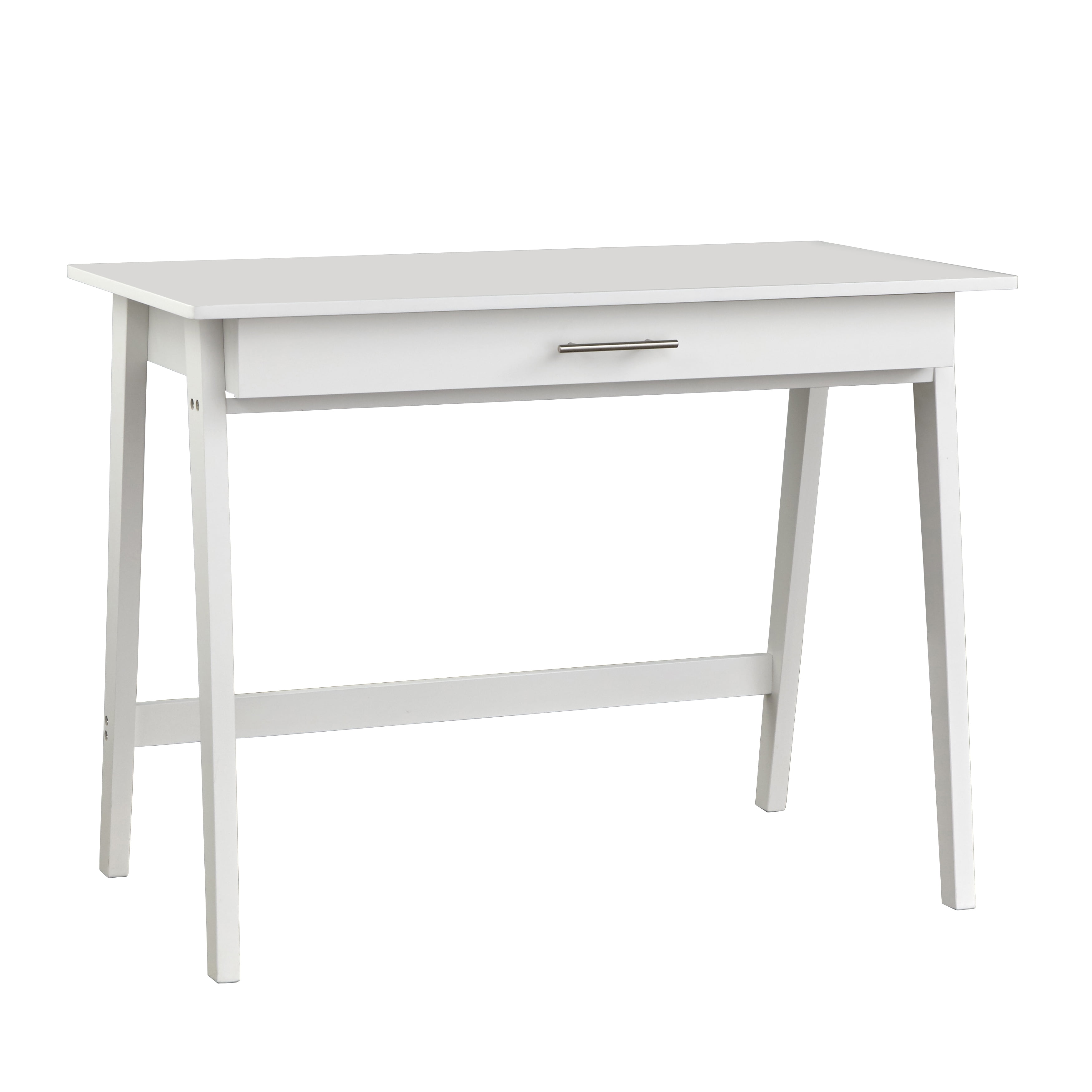 Rollins Writing Desk White Finish Walmart Com
