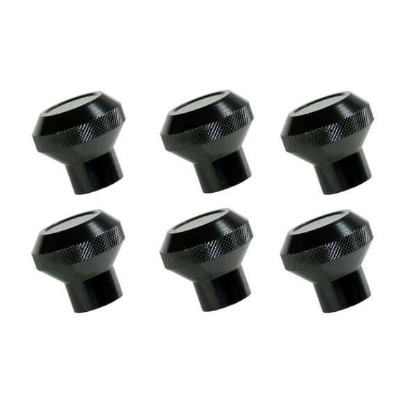 Rugged Ridge by RealTruck Dash Knob for Jeep CJ | Stainless Steel/Black | 11126.02 | Compatible with 1976-1986 Jeep CJ