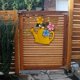 thumbnail image 4 of Regadera decorativa creativa de hierro para colgar en pared decoración del jardín del hogar para puerta dentera, decoración temática de jardín Amarillo Baoblaze colgante de encanto, 4 of 8