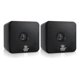 thumbnail image 1 of Altavoces de Estante Mini Cube Pyle Home de 4”, Cono de Papel, 200W de Potencia, Impedancia de 8 Ohm, Blindaje para Video, Aplicación para Cine en Casa y Sistema de Sonido Estéreo, 1 Par, Negro, 1 of 6