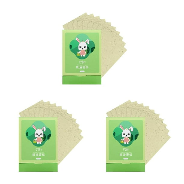 Vogacara 1 caja de papel secante, toallitas absorbentes convenientes para el control de aceite, tipo 4 Type1 NO1