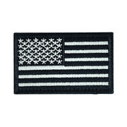 Tactical USA Flag Patch with Detachable Backing Aged Blue Line