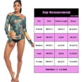 thumbnail image 3 of joogoo Womens UPF 50+ Sun Shirts Cactus Flowers Long Sleeve UV Protection Rash Guard Tops M, 3 of 7