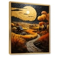 thumbnail image 2 of Designart "Farm Harvest Season Collage II" Landscape & Nature Floater Framed Wall Art Print, 2 of 7