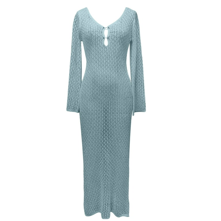 red knitted dress Cozumel Dress