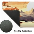 thumbnail image 3 of Orange Japanese Sakura Gaming Mouse Pad XL Yellow Cherry Blossom Mountain Aesthetic Large Desk Mat Big Mousepad Non-Slip Rubber Base Stitched Edge Long Desk Pad for Desktop Computer,31.5×11.8 in, 3 of 6