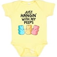 thumbnail image 3 of Inktastic Easter Just Hangin' with My Peeps Boys or Girls Baby Bodysuit, 3 of 5