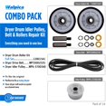 thumbnail image 2 of Kit de reparación de secadoras Walpica 303373 para Maytag Neptune 3000 Series, 2 of 9