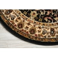 thumbnail image 5 of Nourison Delano Persian Center Medallion Black 3'4" x ROUND Area Rug, (3' Round), 5 of 6