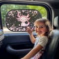 thumbnail image 3 of Yuyamidu Cherry Blossom Rear Window Sun Shade for Car Baby 2 Pack Axolotl Sun Shade Blocker Breathable Car Rear Side Window Shade Sunshade for SUV Van Baby Auto Accessories for Back Seat, 3 of 7