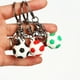 thumbnail image 5 of Guardurnaity 2 uds llavero Mini llavero de dibujos animados moderno hecho a mano chica exquisito bolso duradero Auto colgante decoración regalos de fiesta Accesorios de disfraces fútbol rojo Guardurnaity AP014137-02, 5 of 6