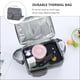 thumbnail image 3 of 1 PC Durable Almuerzo Bolsa de asas Simple Cooler Bag Bolsa de aislamiento portátil (gris), 3 of 6