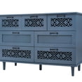 thumbnail image 5 of 7 Drawer Cabinet In Blue For Versatile Use - Living Room, Bedroom, Study Various Purposes Hue, 5 of 6