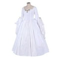 thumbnail image 2 of Tudor-style Queen Elizabeth Versailles Gothic Dance Dress - Anne Boleyn Inspired White Bridal Gown, 2 of 6