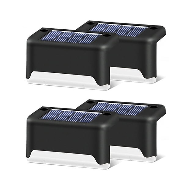 Lámpara de exterior Irfora 4 Uds. De luces solares para exteriores, luces de cubierta impermeables, luz decorativa de jardín para escaleras al aire libre, valla de paso, Patio, camino Irfora Lámpara de exterior