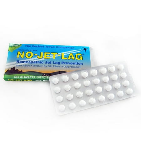 Lewis N Clark 32 Tablet No Jet Lag Homeopathic Flight Fatigue Remedy Pills (Best Jet Lag App)