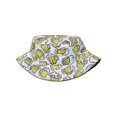 thumbnail image 5 of Printed Bucket Head, Fishman Hat, Sun Protection Hat Yellow One Size, 5 of 7