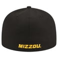 thumbnail image 4 of Men's New Era Black Missouri Tigers 59FIFTY Fitted Hat, 4 of 6