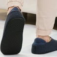 thumbnail image 4 of Mens Cozy Soft Sole Slipper Socks With Non Skid Bottoms, Warm Slipper Socks With Grippers For Men, Fuzzy House Slippers, 4 of 5