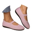 thumbnail image 3 of YLYL Women Knit Ballet Flats Adjustable Ankle Strap Round Toe Comfortable Casual Slip on Mary Jane Shoes, 3 of 9