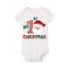 thumbnail image 3 of Mono de bebé de manga corta con estampado de Papá Noel y mi primera Navidad, mono cómodo para bebé, ropa para recién nacidos para la primera Navidad, 3 of 5