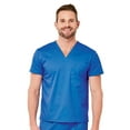 thumbnail image 1 of EL9605 V-Neck Scrub Top for Men & Women | Perfect for Medical, Dental, Veterinary Royal Blue Medium, 1 of 4