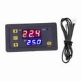 thumbnail image 1 of Digital Temperature Controller, 3230 LED Temperature Controller Module Digital Thermostat Switch Micro Heating Cooling Control Panel, 1 of 7