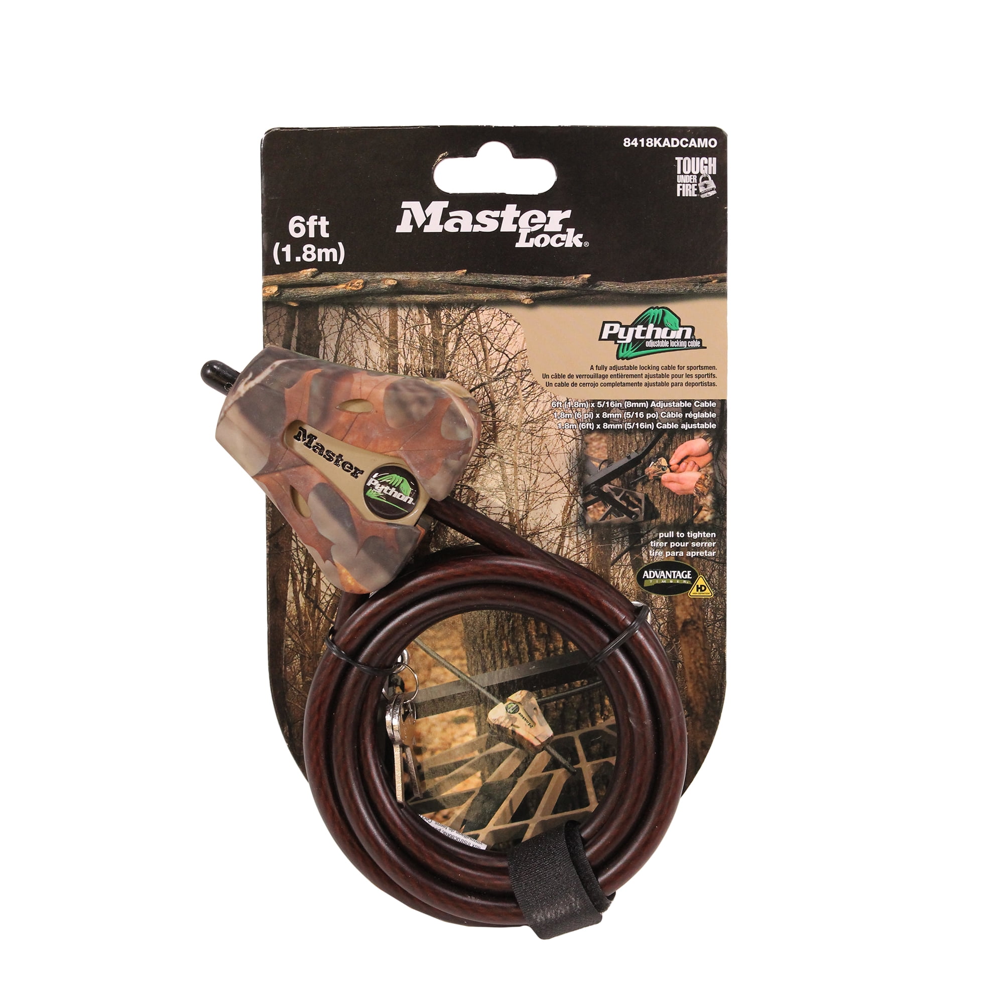 Master Lock Python Trail Camera Security Cable