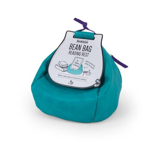 If USA Repos de Lecture Bookaroo Bean Bag, Turquoise & Violet