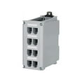 thumbnail image 6 of IndustrialNet Mini-Com 8-port DIN Rail Shielded Patch Panel - 8 Port(s) - 8 x RJ-45 - Light Gray - DIN Rail Mountable, 6 of 6