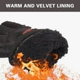 thumbnail image 5 of Hxlamzoo Winter Gloves for Men Women - Upgraded Touch Screen Cold Weather Thermal Warm Cotton Knit Glove for Running Driving Hiking, 5 of 7