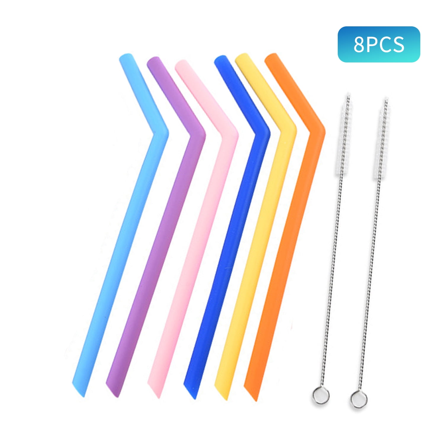 BRUSH Details about   4 X STRAWS ENVIRONMENTALLY FRIENDLY RESUABLE FOOD GRADE SILICONE,BPA FREE 