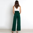 thumbnail image 6 of Gvdentm Dress Pants Women Work Business Pants Straight Leg Flared Trousers Ladies Slacks with Pockets Z4-Green,L, 6 of 9