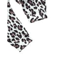 thumbnail image 5 of Bmnmsl Girls Sets Letter Round Neck Long Sleeve Playsuit Leopard Pants Headband, 5 of 5