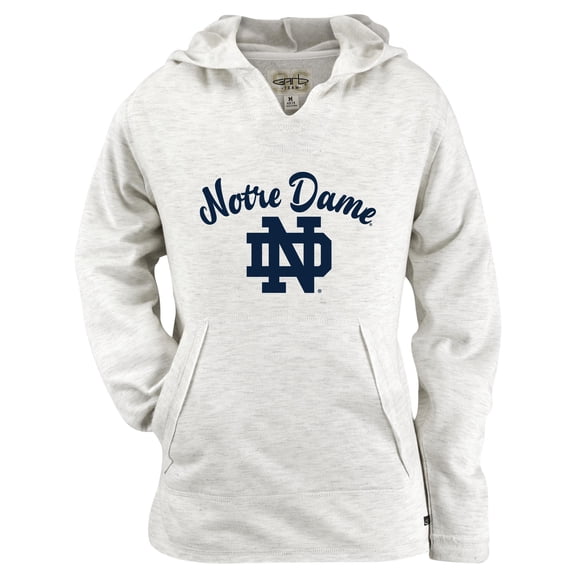 Girls Youth Garb Natural Notre Dame Fighting Irish Hadley Lightweight Sweatshirt