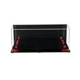 thumbnail image 5 of Versatile Deluxe Acrylic Display Case - Large Rectangle Box with Red Risers and Mirror 17" x 6" x 7" (A019-RR), 5 of 7