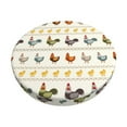 thumbnail image 1 of Balery Funny Chicken Fundas de asiento para taburete de bar redondo de tela de terciopelo ajustables que protegen de arañazos y manchas para sillas de 14 a 17 pulgadas.-12 inch, 1 of 7