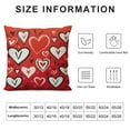 thumbnail image 5 of Leisuo Throw Pillow Covers, Love Wedding Cushion Case Decoration for Sofa Couch 20\x20\, 5 of 5