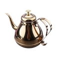 thumbnail image 4 of Dispensador de aceite, olla con fino, regadera, dispensador de ensalada, Camping, tetera de café con cuello de cisne, tetera para cocina casera Oro, 4 of 8