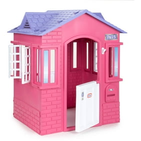 Step2 Neat And Tidy Cottage Blue Playhouse For Toddlers Walmart Com
