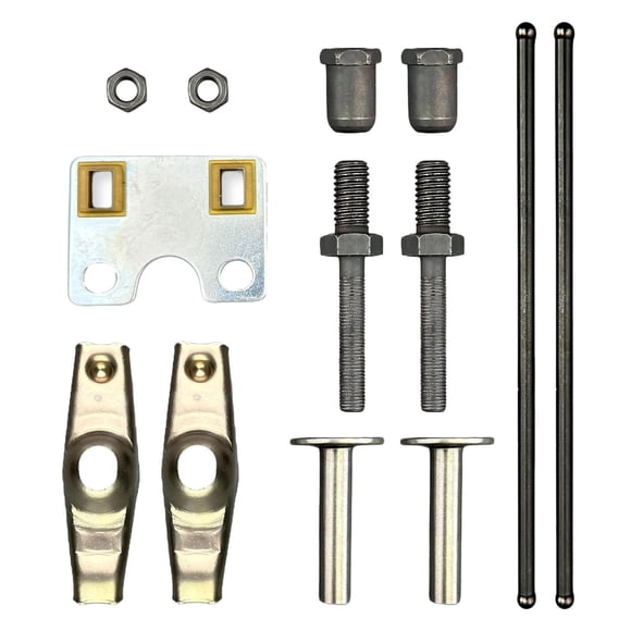 WinWay Valve Rocker Set for Honda for Gx270 for Gx340 for Gx390 Engines with 2 Pivot Adjusting Nuts and Valve Lifters