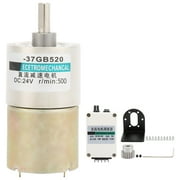 DC Reduction Motor with Bracket Governor Gear Adjustable Speed 12V XD?37GB520500rpm/min